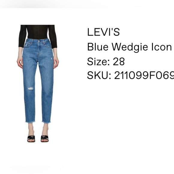 Levis wedgie icon jeans - Picture 1 of 3